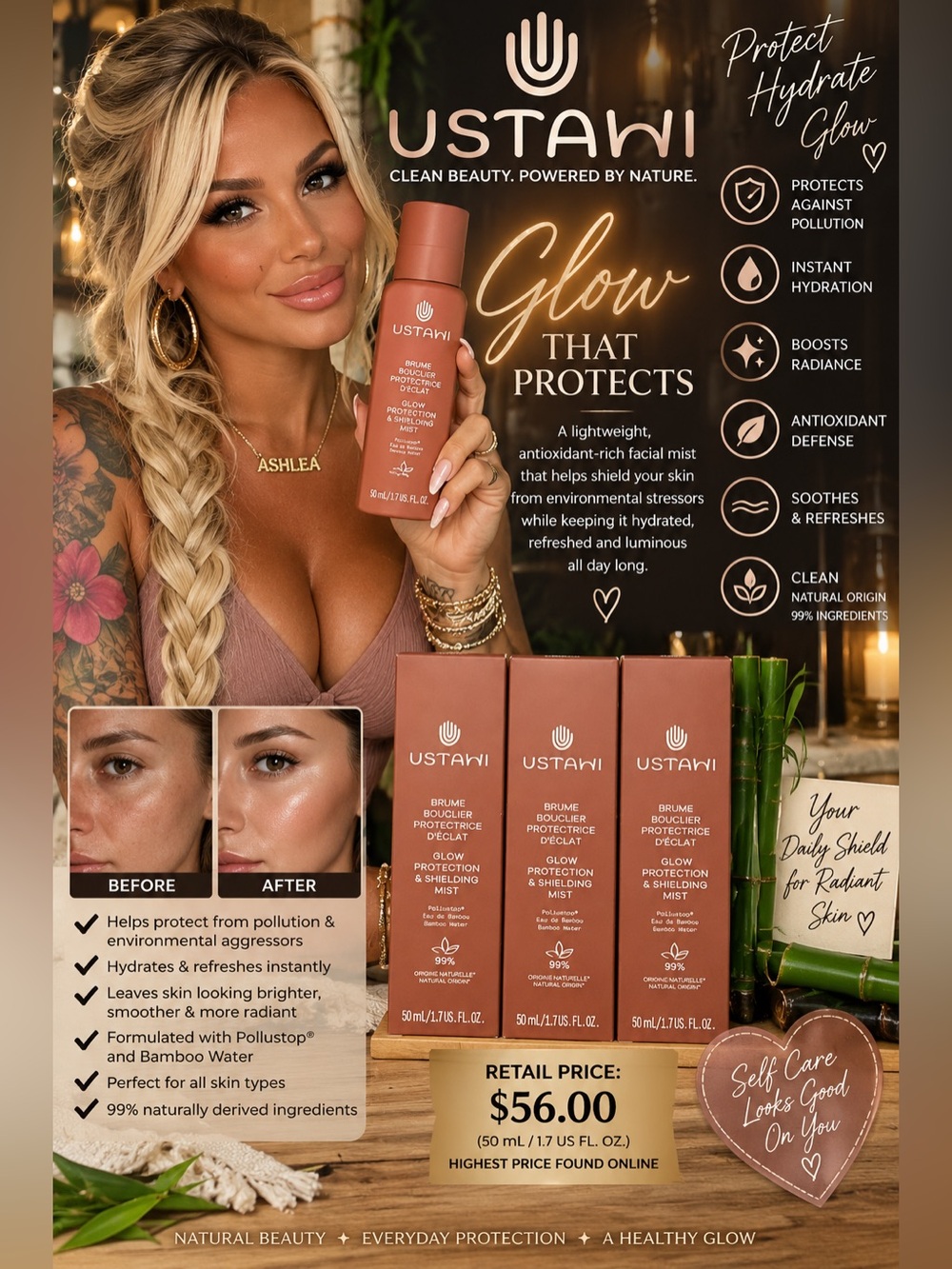 ✨ USTAWI GLOW PROTECTION & SHIELDING MIST ✨